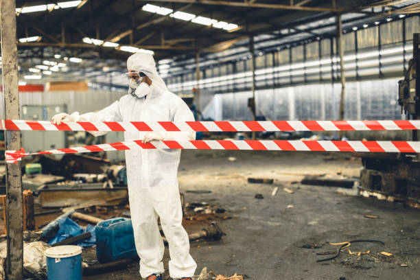 Professional Infectious Disease Decontamination technician working in Primm Springs, TN